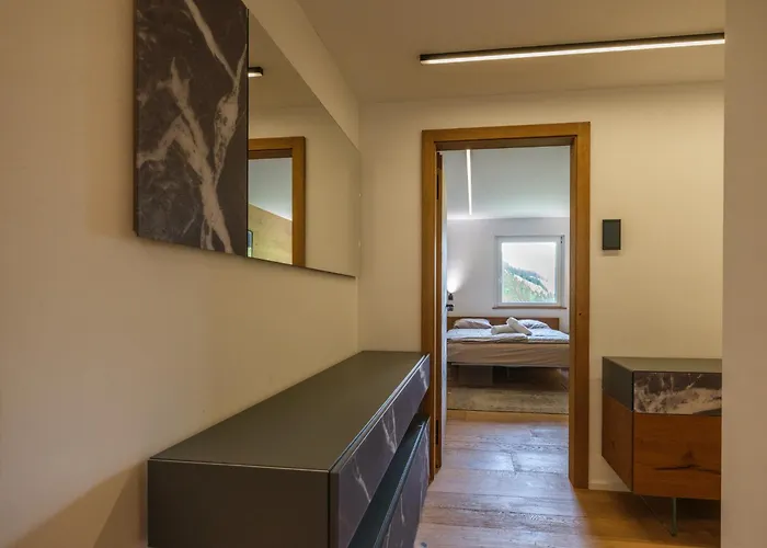 公寓 Luxury Mountain With Private Sauna And Underground Parking 圣莫里茨