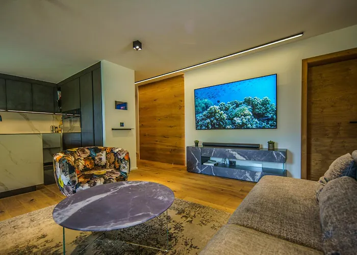 Apartament Luxury Mountain With Private Sauna And Underground Parking Sankt Moritz