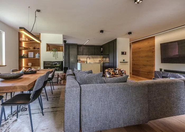 Apartament Luxury Mountain With Private Sauna And Underground Parking Sankt Moritz
